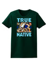 True Native American Womens Dark T-Shirt-TooLoud-Forest-Green-Small-Davson Sales