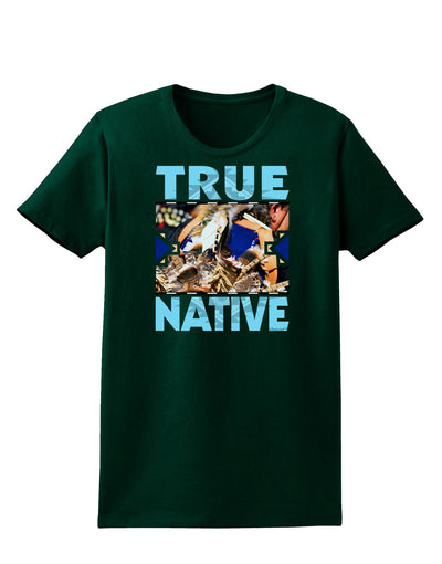 True Native American Womens Dark T-Shirt-TooLoud-Forest-Green-Small-Davson Sales