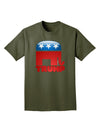 Trump Bubble Symbol Adult Dark T-Shirt-Mens T-Shirt-TooLoud-Military-Green-Small-Davson Sales