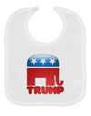 Trump Bubble Symbol Baby Bib