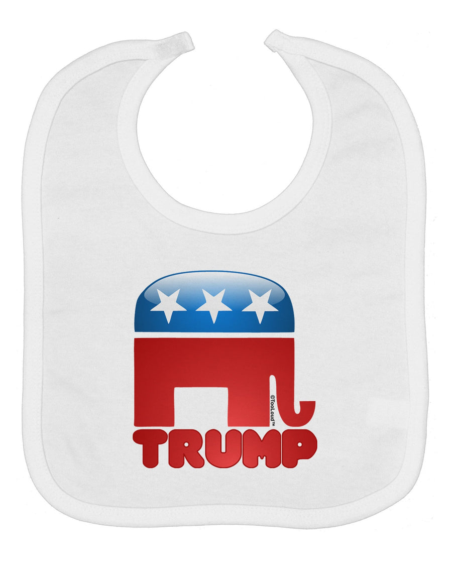 Trump Bubble Symbol Baby Bib