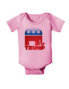 Trump Bubble Symbol Baby Romper Bodysuit-Baby Romper-TooLoud-Pink-06-Months-Davson Sales