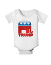 Trump Bubble Symbol Baby Romper Bodysuit-Baby Romper-TooLoud-White-06-Months-Davson Sales