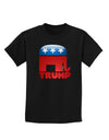 Trump Bubble Symbol Childrens Dark T-Shirt-Childrens T-Shirt-TooLoud-Black-X-Small-Davson Sales