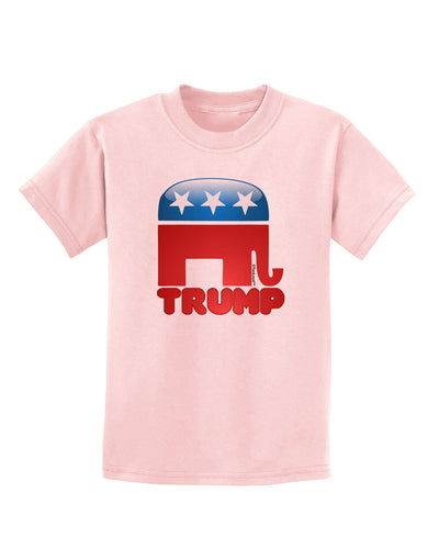 Trump Bubble Symbol Childrens T-Shirt-Childrens T-Shirt-TooLoud-PalePink-X-Small-Davson Sales