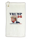 Trump - Hell Toupee Micro Terry Gromet Golf Towel 16 x 25 inch-Golf Towel-TooLoud-White-Davson Sales