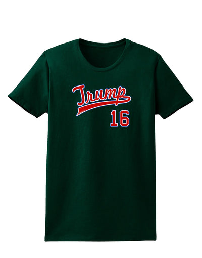 Trump Jersey 16 Womens Dark T-Shirt-TooLoud-Forest-Green-Small-Davson Sales