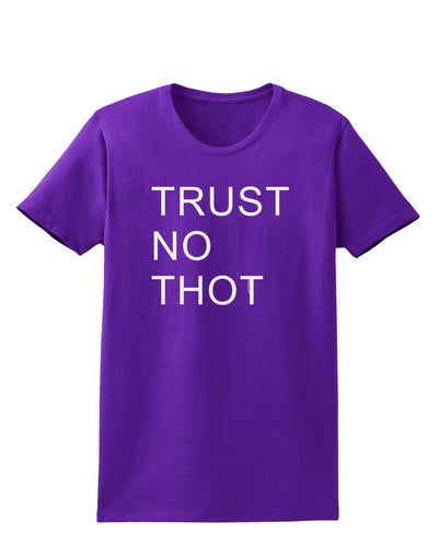 Trust No Thot Womens Dark T-Shirt-TooLoud-Purple-X-Small-Davson Sales