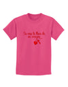 Tu Eres La Llave De Mi Corazon Childrens T-Shirt by TooLoud-Childrens T-Shirt-TooLoud-Sangria-X-Small-Davson Sales