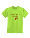 Tu Eres La Llave De Mi Corazon Childrens T-Shirt by TooLoud-Childrens T-Shirt-TooLoud-Lime-Green-X-Small-Davson Sales