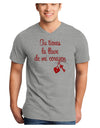 Tu Tienes La Llave De Mi Corazon Adult V-Neck T-shirt by TooLoud-Mens V-Neck T-Shirt-TooLoud-HeatherGray-Small-Davson Sales