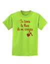 Tu Tienes La Llave De Mi Corazon Childrens T-Shirt by TooLoud-Childrens T-Shirt-TooLoud-Lime-Green-X-Small-Davson Sales