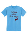 Tu Tienes La Llave De Mi Corazon Childrens T-Shirt by TooLoud-Childrens T-Shirt-TooLoud-Aquatic-Blue-X-Small-Davson Sales