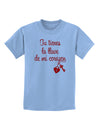 Tu Tienes La Llave De Mi Corazon Childrens T-Shirt by TooLoud-Childrens T-Shirt-TooLoud-Light-Blue-X-Small-Davson Sales