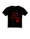 Tu Tienes La Llave De Mi Corazon Toddler T-Shirt Dark by TooLoud-Toddler T-Shirt-TooLoud-Black-2T-Davson Sales