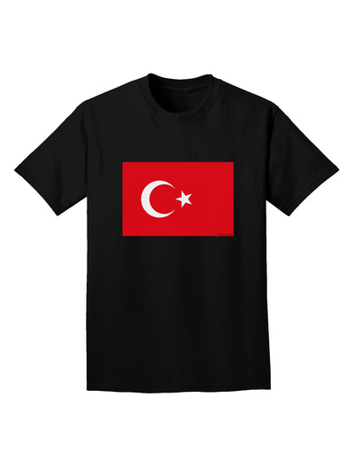 Turkey Flag Adult Dark T-Shirt by TooLoud-Mens T-Shirt-TooLoud-Black-Small-Davson Sales