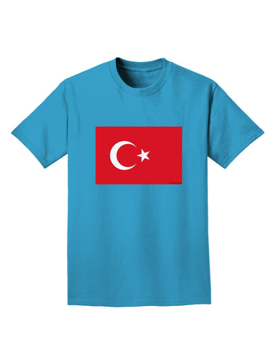Turkey Flag Adult Dark T-Shirt by TooLoud-Mens T-Shirt-TooLoud-Turquoise-Small-Davson Sales