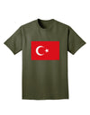 Turkey Flag Adult Dark T-Shirt by TooLoud-Mens T-Shirt-TooLoud-Military-Green-Small-Davson Sales