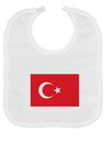 Turkey Flag Baby Bib by TooLoud