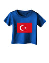 Turkey Flag Infant T-Shirt Dark by TooLoud-Infant T-Shirt-TooLoud-Royal-Blue-06-Months-Davson Sales