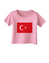 Turkey Flag Infant T-Shirt by TooLoud-Infant T-Shirt-TooLoud-Candy-Pink-06-Months-Davson Sales