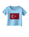 Turkey Flag Infant T-Shirt by TooLoud-Infant T-Shirt-TooLoud-Aquatic-Blue-06-Months-Davson Sales