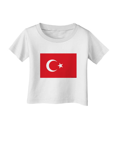 Turkey Flag Infant T-Shirt by TooLoud-Infant T-Shirt-TooLoud-White-06-Months-Davson Sales