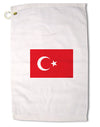 Turkey Flag Premium Cotton Golf Towel - 16 x 25 inch by TooLoud-Golf Towel-TooLoud-16x25"-Davson Sales