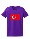 Turkey Flag Womens Dark T-Shirt by TooLoud-Womens T-Shirt-TooLoud-Purple-X-Small-Davson Sales