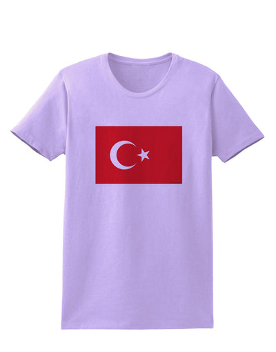 Turkey Flag Womens T-Shirt by TooLoud-Womens T-Shirt-TooLoud-Lavender-X-Small-Davson Sales