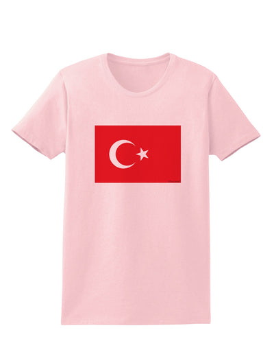 Turkey Flag Womens T-Shirt by TooLoud-Womens T-Shirt-TooLoud-PalePink-X-Small-Davson Sales