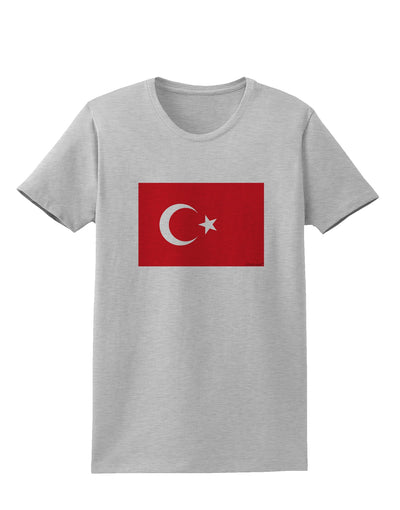 Turkey Flag Womens T-Shirt by TooLoud-Womens T-Shirt-TooLoud-AshGray-X-Small-Davson Sales