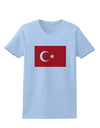 Turkey Flag Womens T-Shirt by TooLoud-Womens T-Shirt-TooLoud-Light-Blue-X-Small-Davson Sales