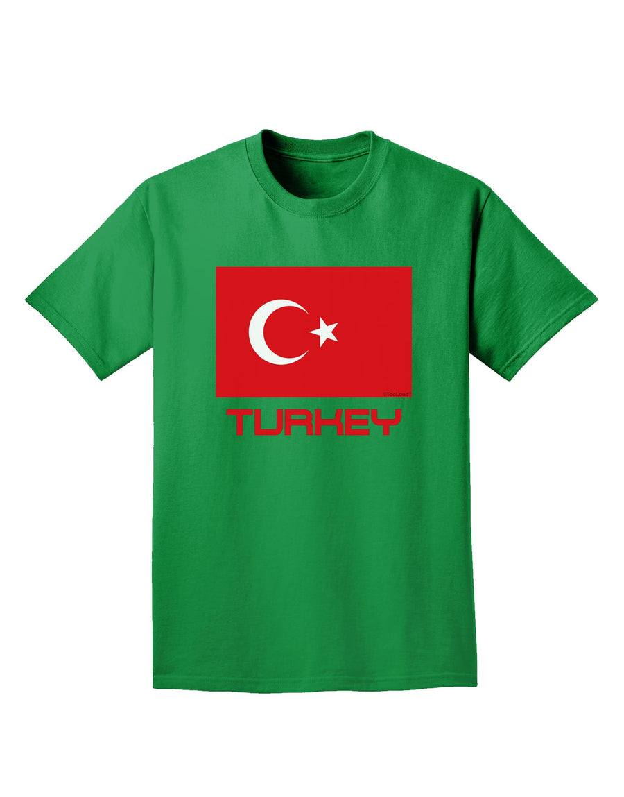 Turkey Flag with Text Adult Dark T-Shirt by TooLoud-Mens T-Shirt-TooLoud-Purple-Small-Davson Sales