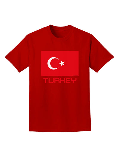 Turkey Flag with Text Adult Dark T-Shirt by TooLoud-Mens T-Shirt-TooLoud-Red-Small-Davson Sales