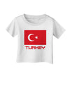 Turkey Flag with Text Infant T-Shirt by TooLoud-Infant T-Shirt-TooLoud-White-06-Months-Davson Sales