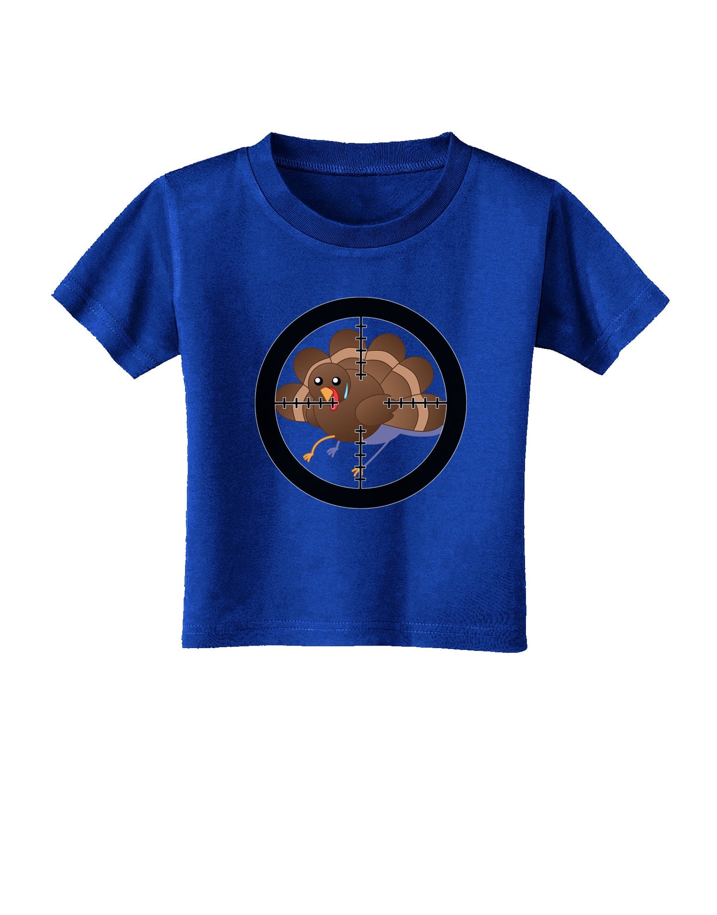 Turkey Trouble - Thanksgiving Funny Toddler T-Shirt Dark-Toddler T-Shirt-TooLoud-Red-06-Months-Davson Sales