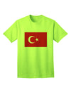 Turkish Flag Adult T-Shirt - A Must-Have for Patriotic Fashion Enthusiasts-Mens T-shirts-TooLoud-Neon-Green-Small-Davson Sales