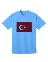 Turkish Flag Adult T-Shirt - A Must-Have for Patriotic Fashion Enthusiasts-Mens T-shirts-TooLoud-Aquatic-Blue-Small-Davson Sales