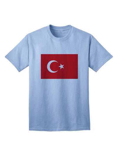 Turkish Flag Adult T-Shirt - A Must-Have for Patriotic Fashion Enthusiasts-Mens T-shirts-TooLoud-Light-Blue-Small-Davson Sales