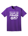 Turning the Power On Adult Dark T-Shirt-Mens T-Shirt-TooLoud-Purple-Small-Davson Sales