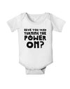 Turning the Power On Baby Romper Bodysuit-Baby Romper-TooLoud-White-06-Months-Davson Sales