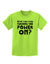 Turning the Power On Childrens T-Shirt-Childrens T-Shirt-TooLoud-Lime-Green-X-Small-Davson Sales