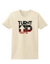 Turnt Up Distressed Womens T-Shirt-Womens T-Shirt-TooLoud-Natural-X-Small-Davson Sales