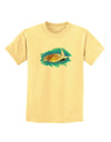 Turtle Watercolor Childrens T-Shirt-Childrens T-Shirt-TooLoud-Daffodil-Yellow-X-Small-Davson Sales