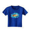 Turtle Watercolor Toddler T-Shirt Dark-Toddler T-Shirt-TooLoud-Royal-Blue-2T-Davson Sales