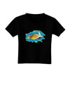 Turtle Watercolor Toddler T-Shirt Dark-Toddler T-Shirt-TooLoud-Black-2T-Davson Sales