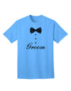 Tuxedo Collection - Sophisticated Groom Adult T-Shirt-Mens T-shirts-TooLoud-Aquatic-Blue-Small-Davson Sales