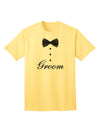 Tuxedo Collection - Sophisticated Groom Adult T-Shirt-Mens T-shirts-TooLoud-Yellow-Small-Davson Sales