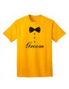 Tuxedo Collection - Sophisticated Groom Adult T-Shirt-Mens T-shirts-TooLoud-Gold-Small-Davson Sales